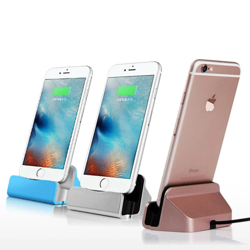 USB Charger Desktop Stand Docking Station For iPhone 7 8 6 6S Plus XS X XR SE 2020 XS Max 5 5S SE iPhone Charging Dock Station