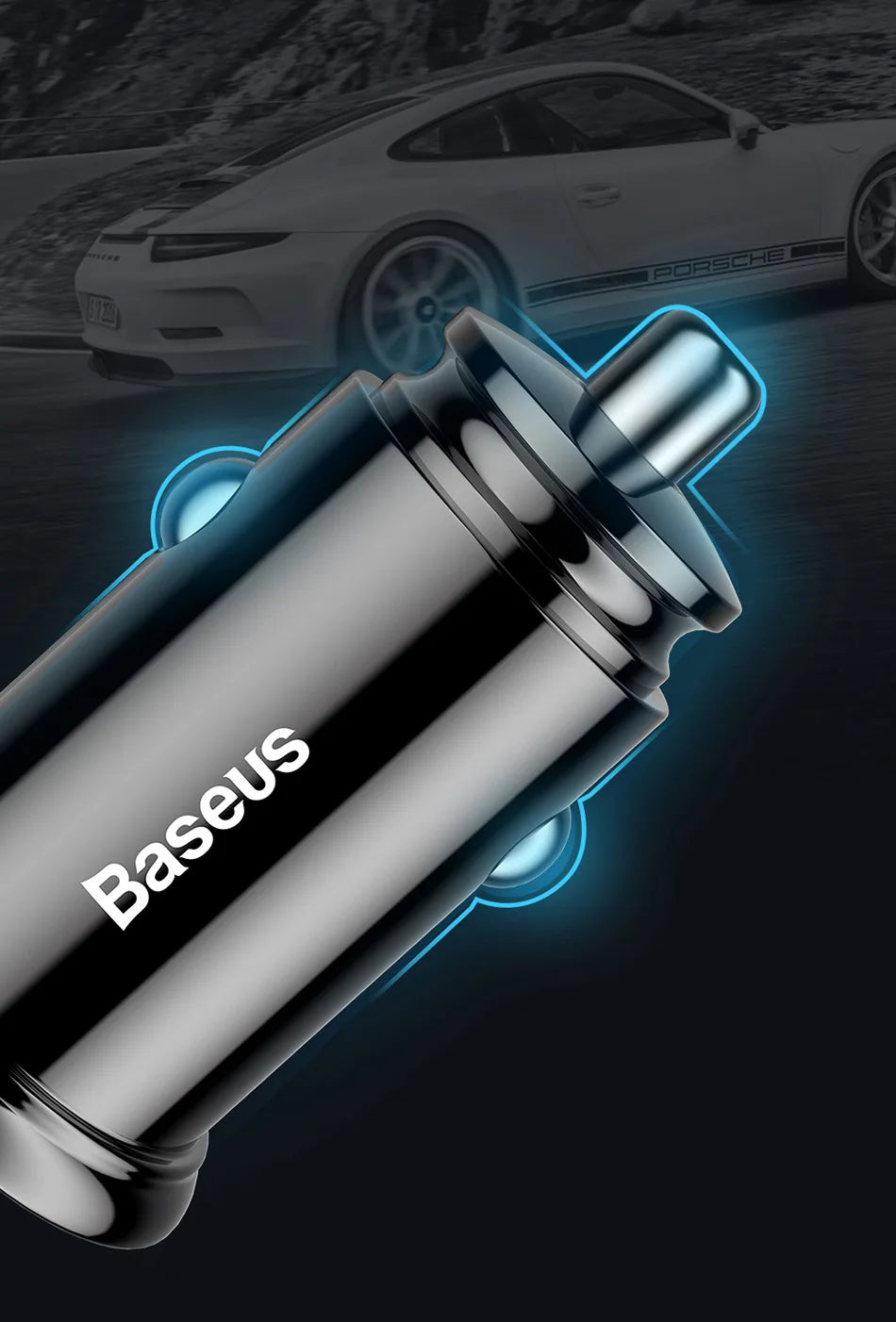 Baseus USB Car Charger Quick Charge 4.0 QC4.0 QC3.0 PPS SCP 5A PD Type C 30W Fast Car USB Charger For iPhone Xiaomi Mobile Phone