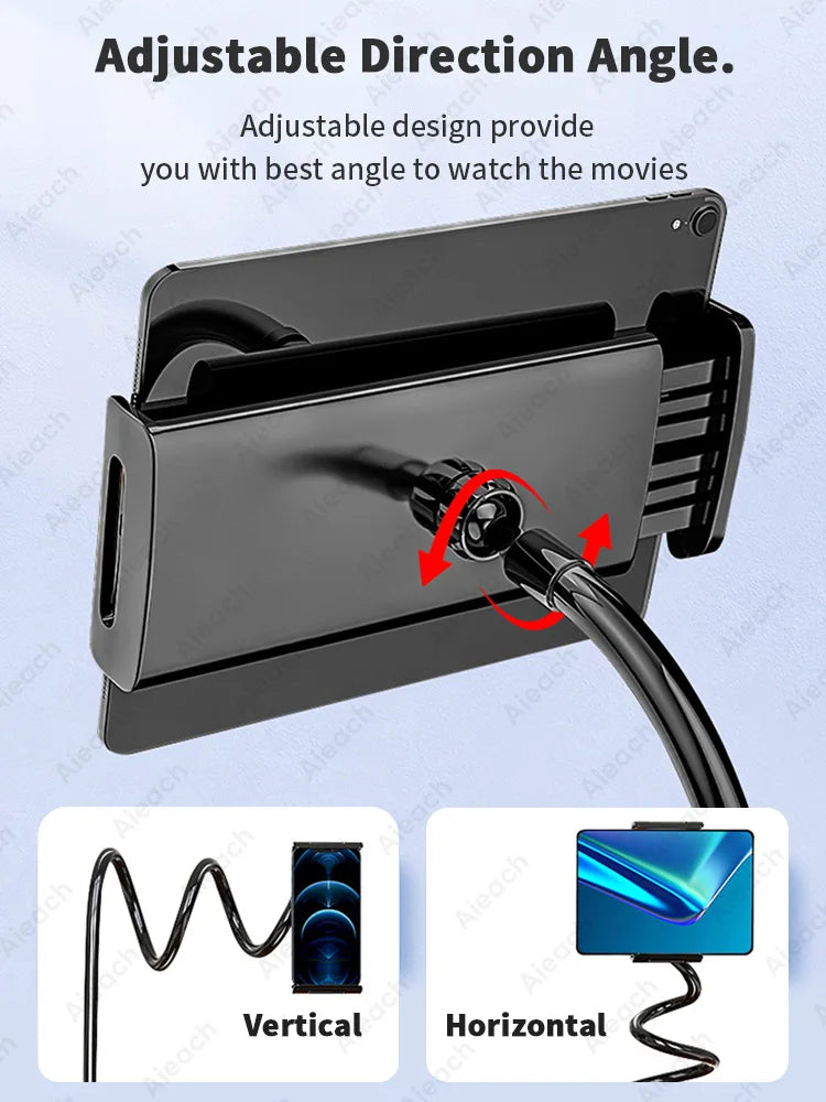 Tablet Bracket for Bed Desk Gooseneck Tablet Stand Flexible Long Arm Clamp 11 inch Tablet Holder For Smartphone Redmi Lenovo Pad
