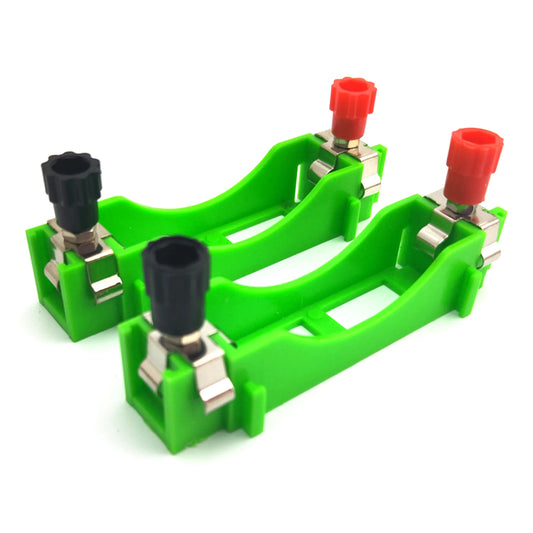 2pcs Plastic Electrical Physical Equipment Experimental Physics 1*AA Battery Packs Box Case Holders