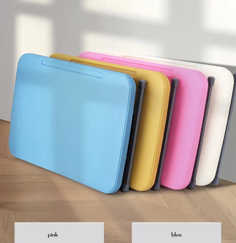 Portable Standing Desk Stand Up Desk Riser, 40cm-70cm Height Adjustable Home Office Folding Desk for Laptop Outdoor Escritorio