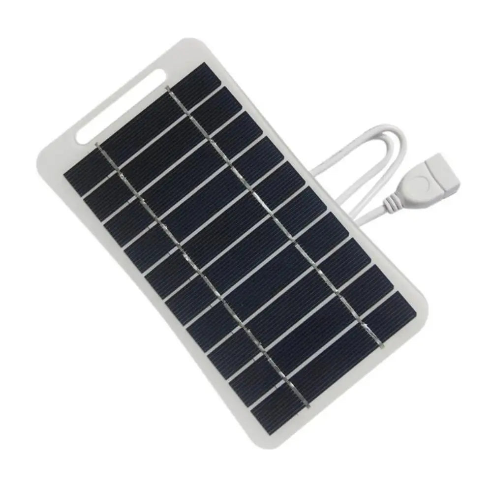 5V 2W USB Solar Charger Panel with USB Output Versatile Power Source Portable Solar System Multipurpose Durable