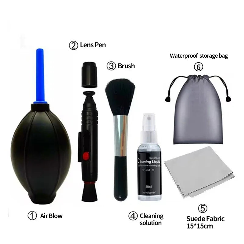 Cleaning Tool Kits For Computer Camera Mechanical Keyboard Laptop Tablet Earphone Crevice Brush Household Electronic Cleaner Set