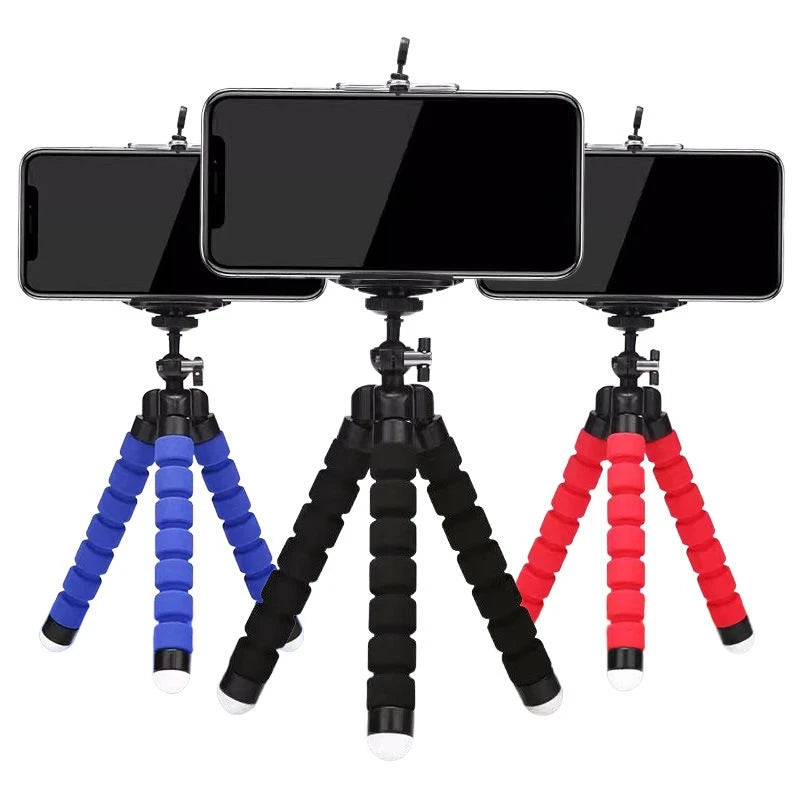 Tripods Tripod For Phone Mobile Camera Holder Clip Smartphone Monopod Tripe Stand Octopus Mini Tripod  For Phone
