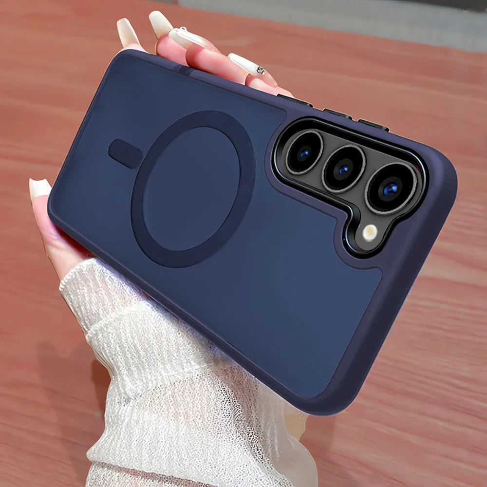 Luxury Matte Translucent Magnetic Phone Case - Smallenterprised