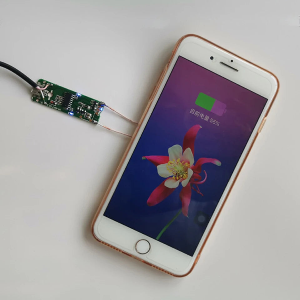 10W 15W 20W High Power Wireless Charger Transmitter Module Type C Micro USB + Coil QC/PD/QI Standard Fast Charging Circuit Board