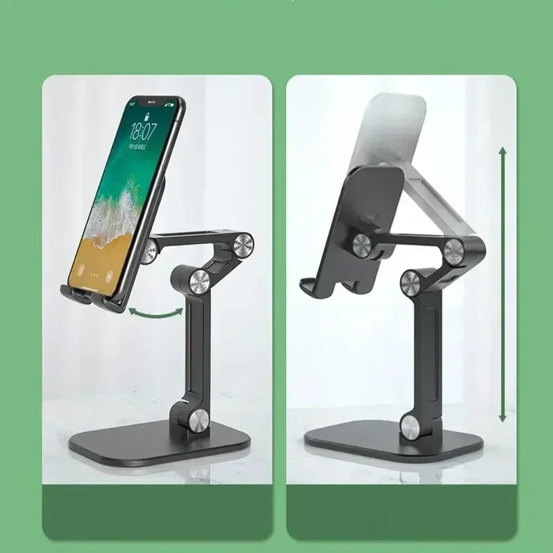 Desk Mobile Phone Holder Stand For IPhone IPad Xiaomi Adjustable Foldable Desktop Tablet Holder Universal Table Cell Phone Stand