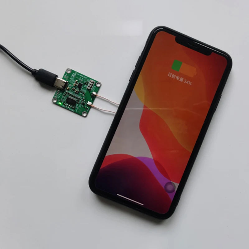 10W 15W 20W High Power Wireless Charger Transmitter Module Type C Micro USB + Coil QC/PD/QI Standard Fast Charging Circuit Board