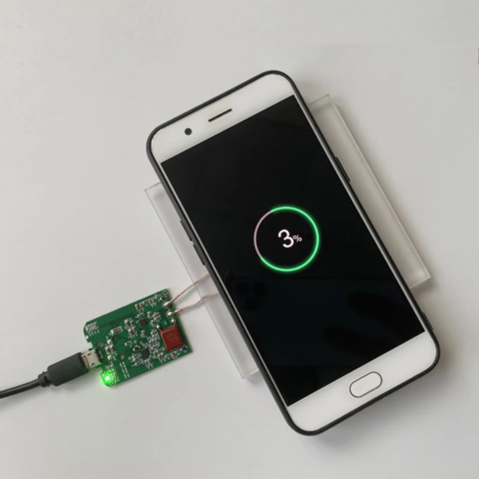 10W 15W 20W High Power Wireless Charger Transmitter Module Type C Micro USB + Coil QC/PD/QI Standard Fast Charging Circuit Board