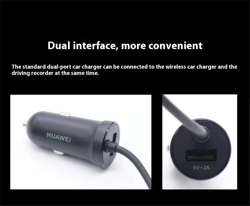 Huawei Super Fast Charge Wireless Car Charger 80W Max Intelligent Induction Air Cooling Heat Dissipation