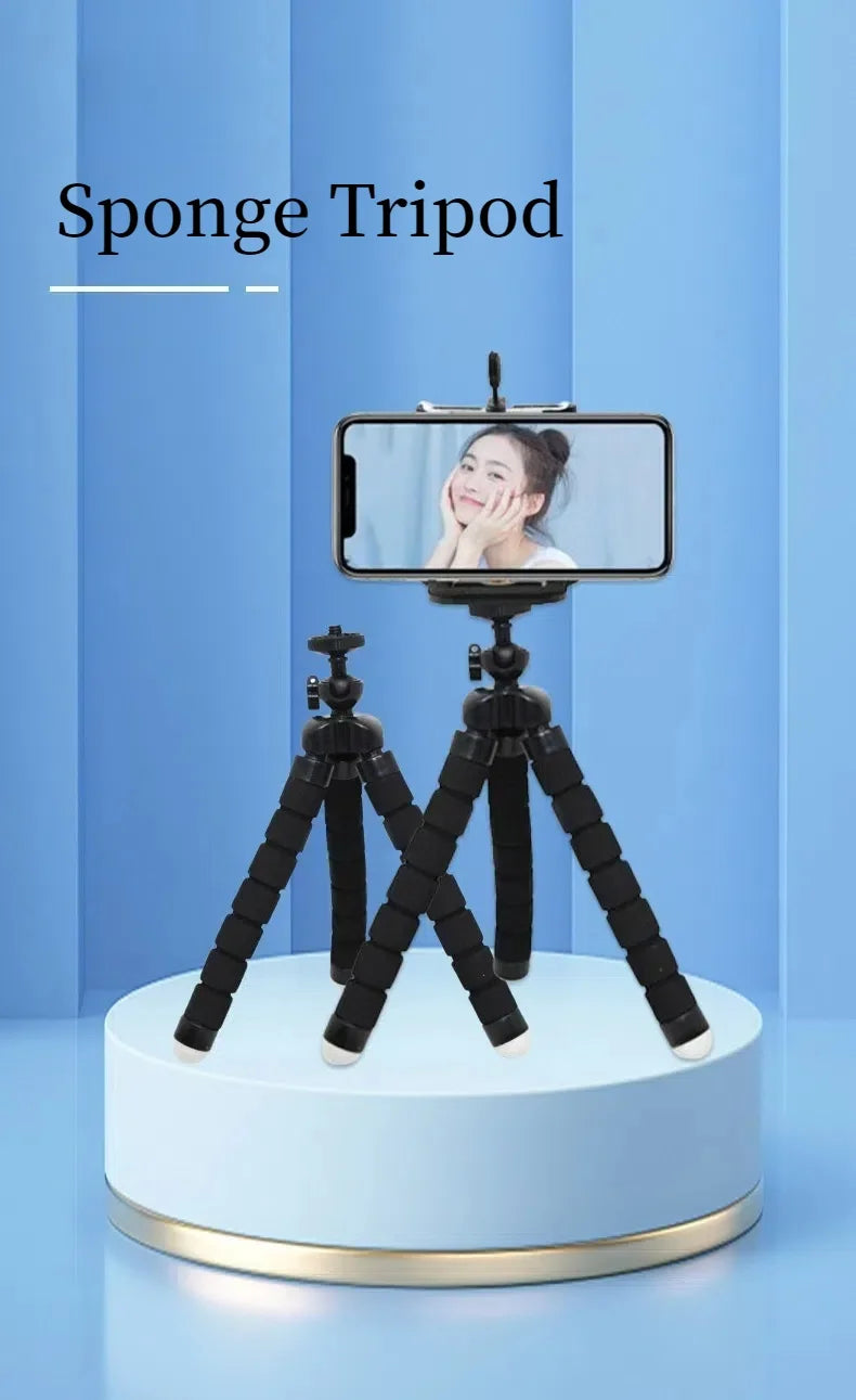 Tripods Tripod For Phone Mobile Camera Holder Clip Smartphone Monopod Tripe Stand Octopus Mini Tripod Stativ For Phone Camera