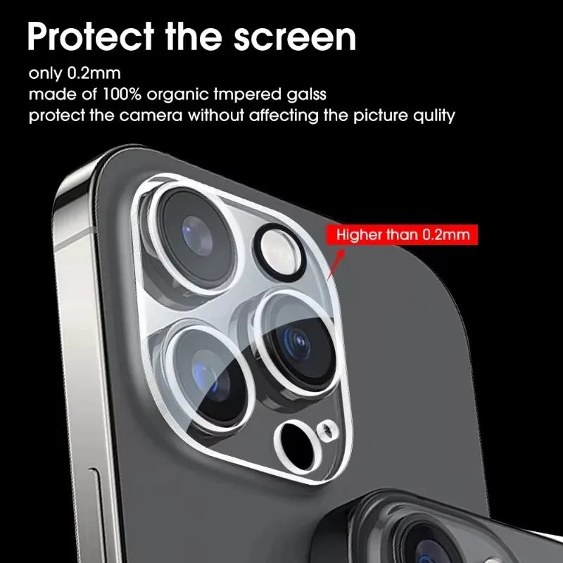 3Pcs Camera Lens Protector for IPhone 13 14 Pro Max 16 15 Lens Protective Glass for IPhone 11 12 PRO XS MAX Mini Tempered Glass