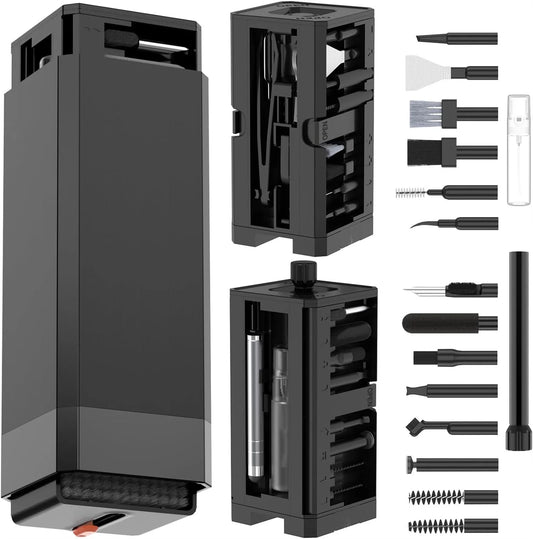 32-in-1 Multi-Purpose Electronics Cleaning Kit – for iPhone Charging Port, AirPods, Bluetooth Earbuds, Keyboard & Screen Cleanin