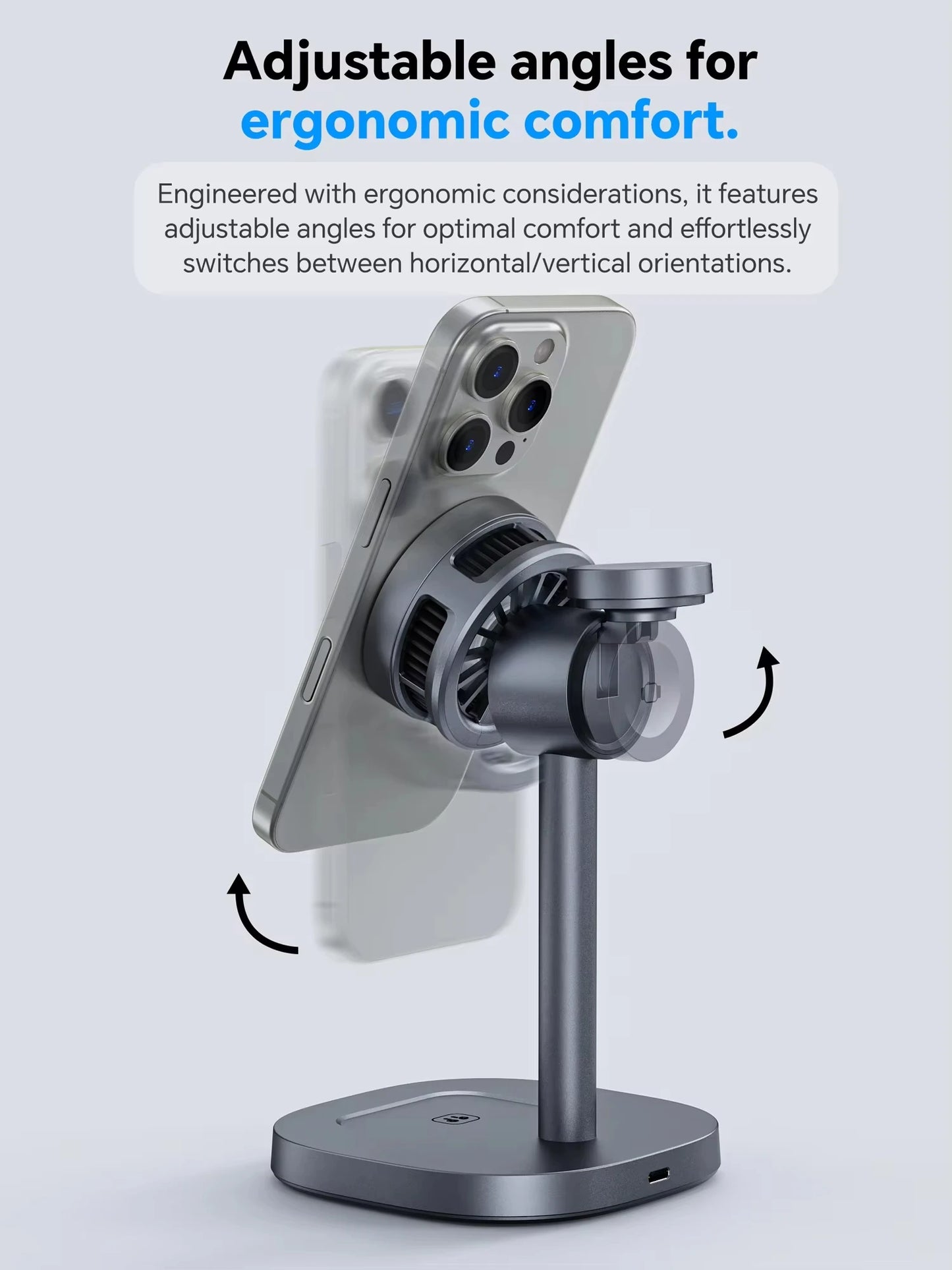 Fast Cooling Wireless Charger, 3-in-1 High-speed QI2 15W Wireless Magnetic Charger, Suitable for IPhone, IWatch and Airpods