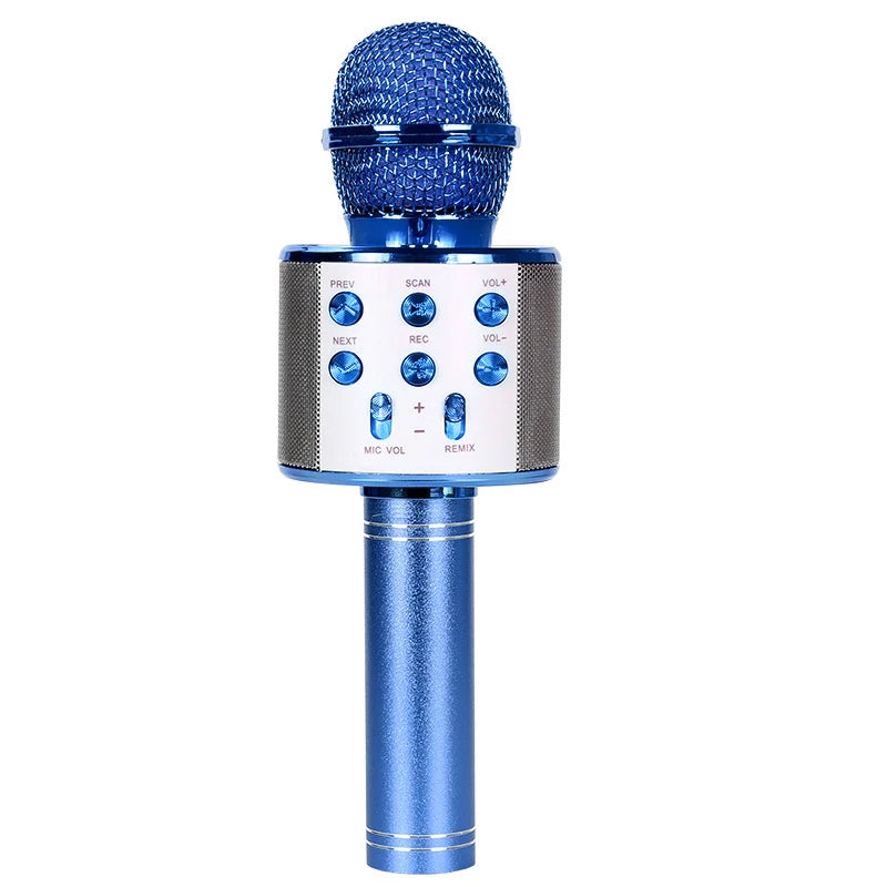 Microphone Karaoke Wireless For Cell Mobile Phone Do Singing Bluetooth Condenser Mikrofon Blutooth Smartphone Micro DJ Audio