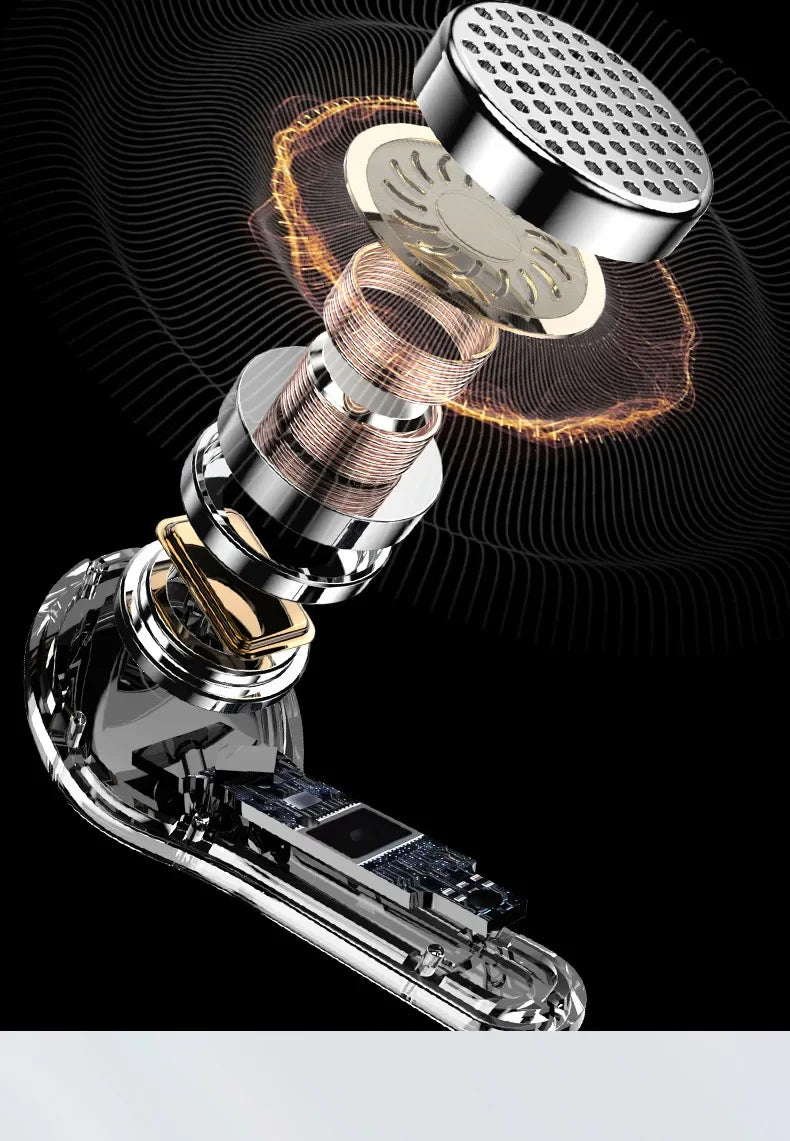 Wireless Bluetooth-compatible Earphones Air31 intelligent Touch Color LCD Screen TWS Earbuds HIFI Noise Reduction Stereo Headset