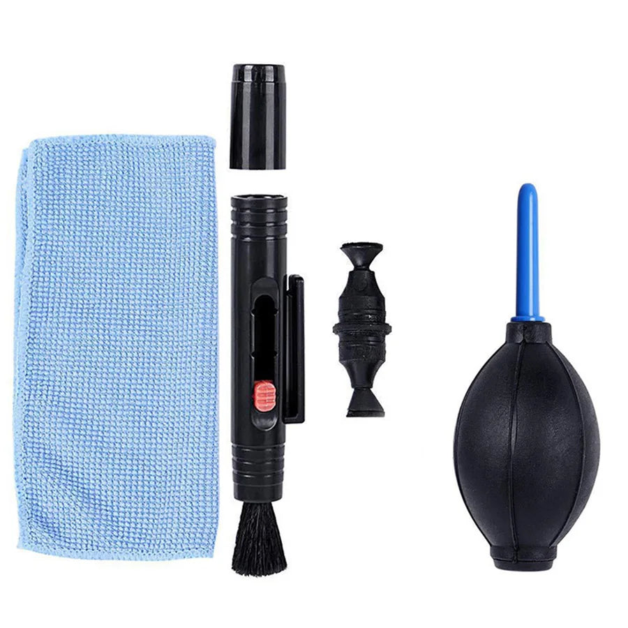 3 in 1 Cleaning Kit Air Dust Blower Pump Lens For Camera Computer Keyboard TV Cell Phone Screen Clean Suit Lenspen Cleaner Clean