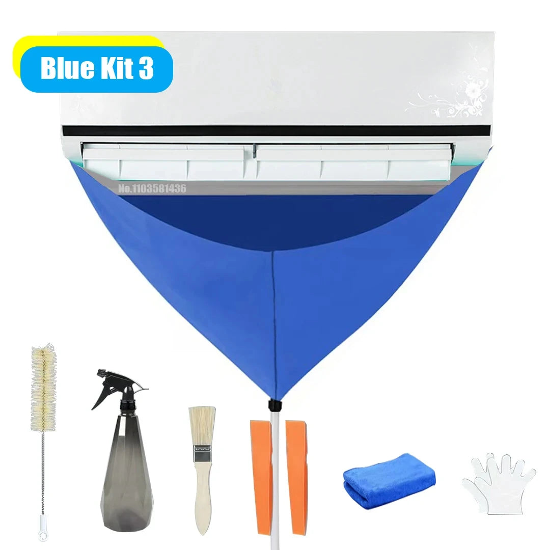 Air Conditioning Cleaning Kit Air Coditioning Cleaning Cover Leak-proof Cover Full with Water Pipe Disassembly-free Clean Tools