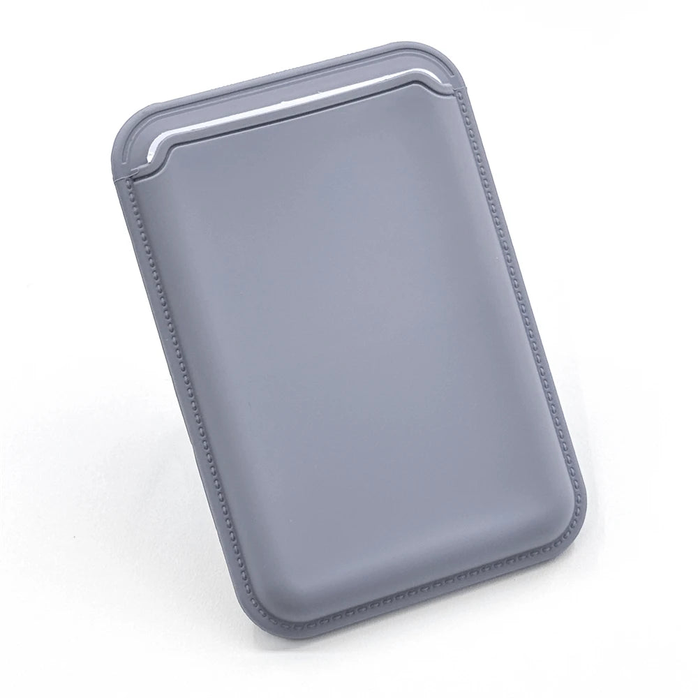 MagSafe Magnetic Luxury Leather Card Holder - Smallenterprised