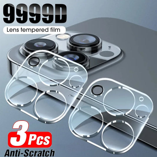 3Pcs Camera Lens Protector for IPhone 13 14 Pro Max 16 15 Lens Protective Glass for IPhone 11 12 PRO XS MAX Mini Tempered Glass