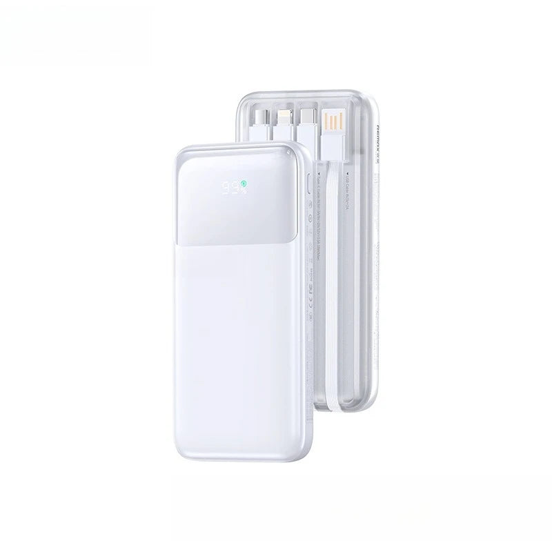 Power Bank with 10000mAh Fast - Charging Power Bank 20W Built - in Wire Power Bank 3C Certified