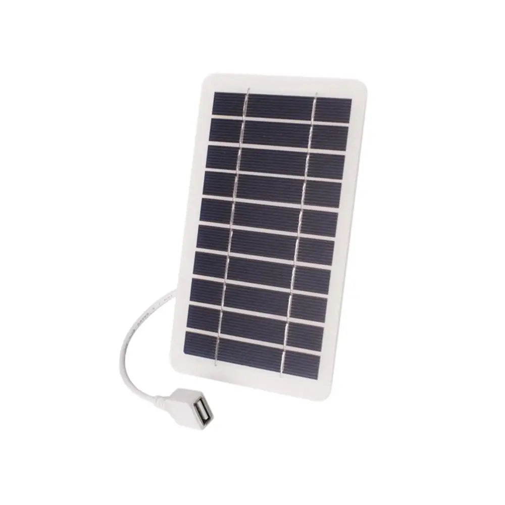 5V 2W USB Solar Charger Panel with USB Output Versatile Power Source Portable Solar System Multipurpose Durable