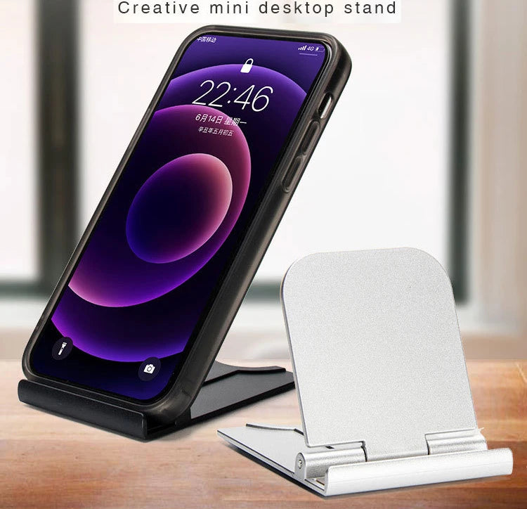 Desk Stand For Mobile Phone Portable Foldable CellPhone Stand Holder Desktop Bracket For iPhone 15 14 13 Pro Max iPad Smartphone