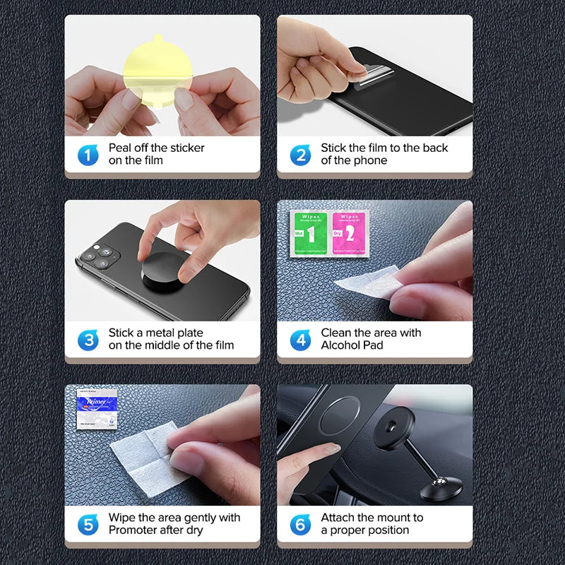 Magnetic Phone Holder in Car Stand Magnet Cellphone Bracket Car Magnetic Holder for iPhone 14 11 12 Pro Max Huawei Xiaomi