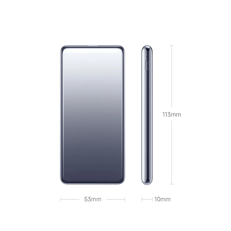 XIAOMI Ultra Slim Power Bank 5000 mAh 20W MAX PB0520MI,Card‑Style USB‑C Fast Charge, Dual‑Way,10 mm Thin,For iPhone 16 15 14 pro
