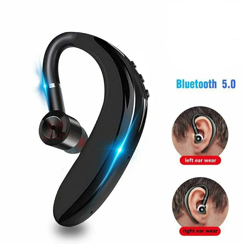 Wireless Bluetooth Headset Single Ear Earplugs Ultra Long Battery Life Business Earphones Mobile Phone Headphones Earbuds