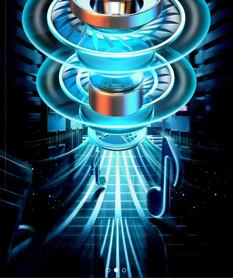 Bluetooth 5.3 Headphones TWS Wireless Earphones with LED Display Stereo Headset Touch Control Earbuds Noise Reduction