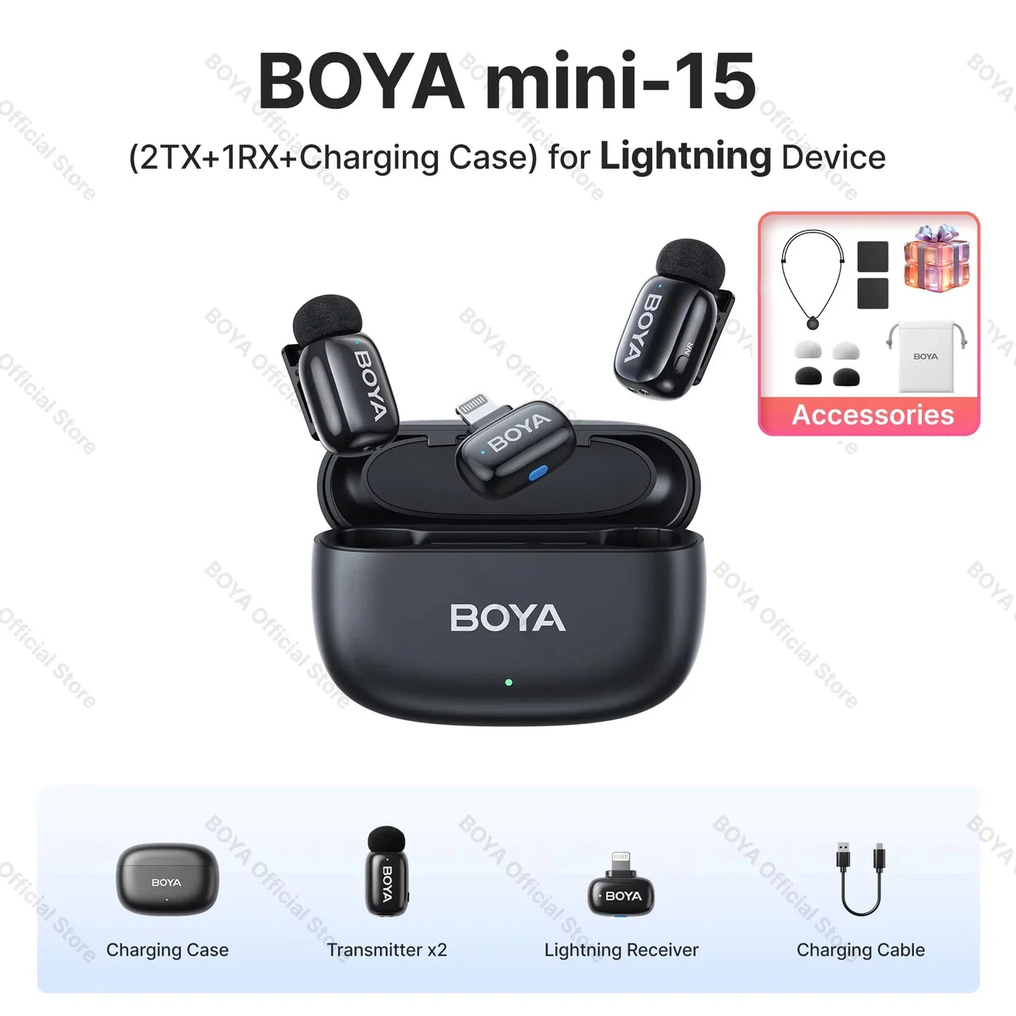 BOYA® Wireless Lavalier Microphone - Smallenterprised