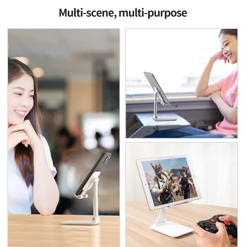 Desk Mobile Phone Holder Stand For IPhone IPad Xiaomi Adjustable Desktop Tablet Holder Universal Table Cell Phone Stand