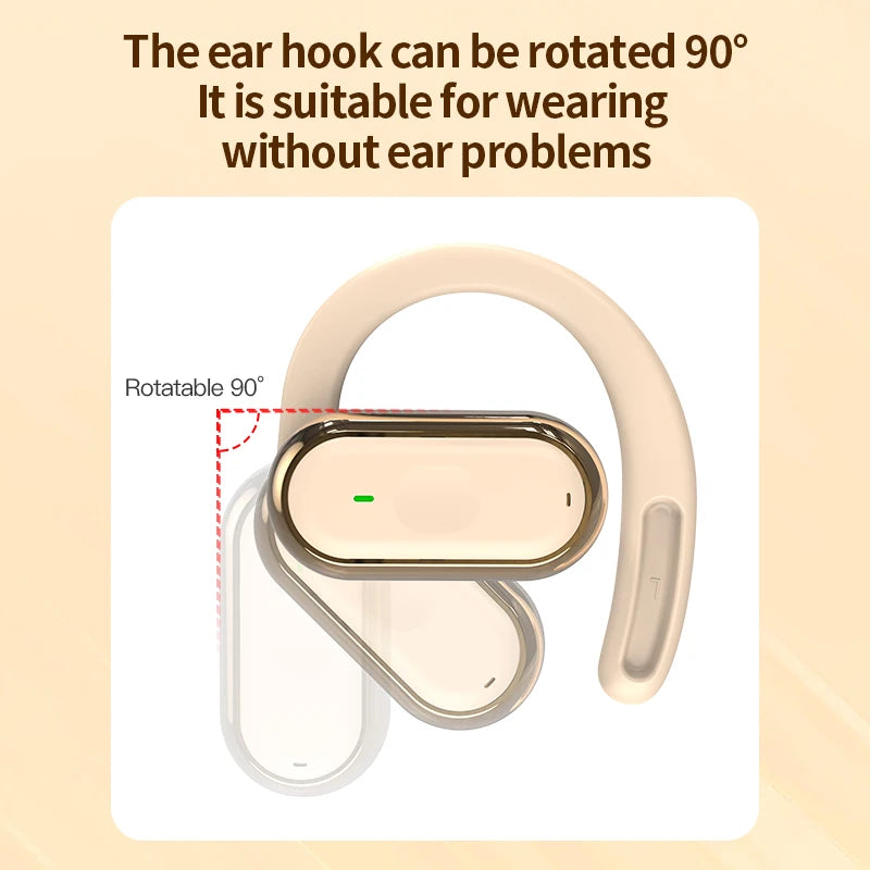 Bluetooth 5.4 Earphones Wireless Headphone Smart Adjustable Touch Sports Waterproof Earbuds Stereo Music Headset For Xiaomi