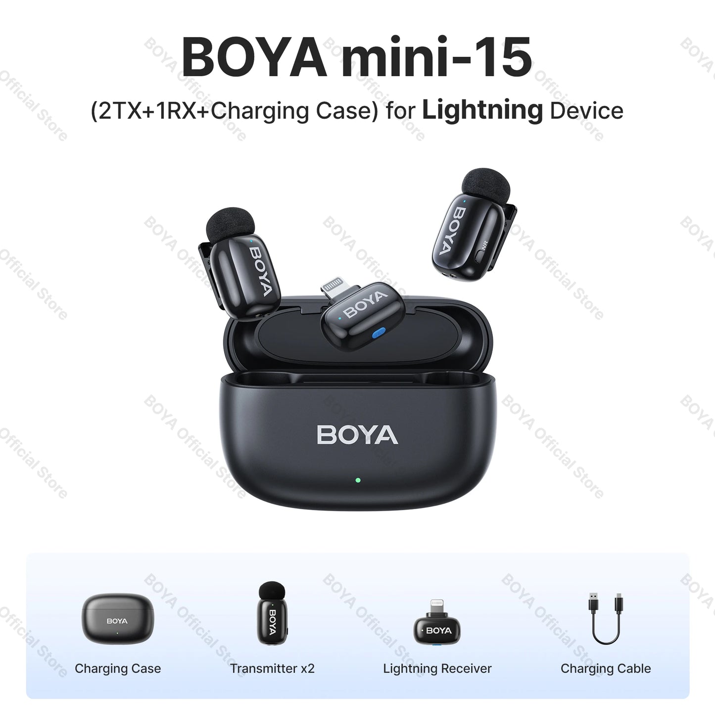 BOYA® Wireless Lavalier Microphone - Smallenterprised