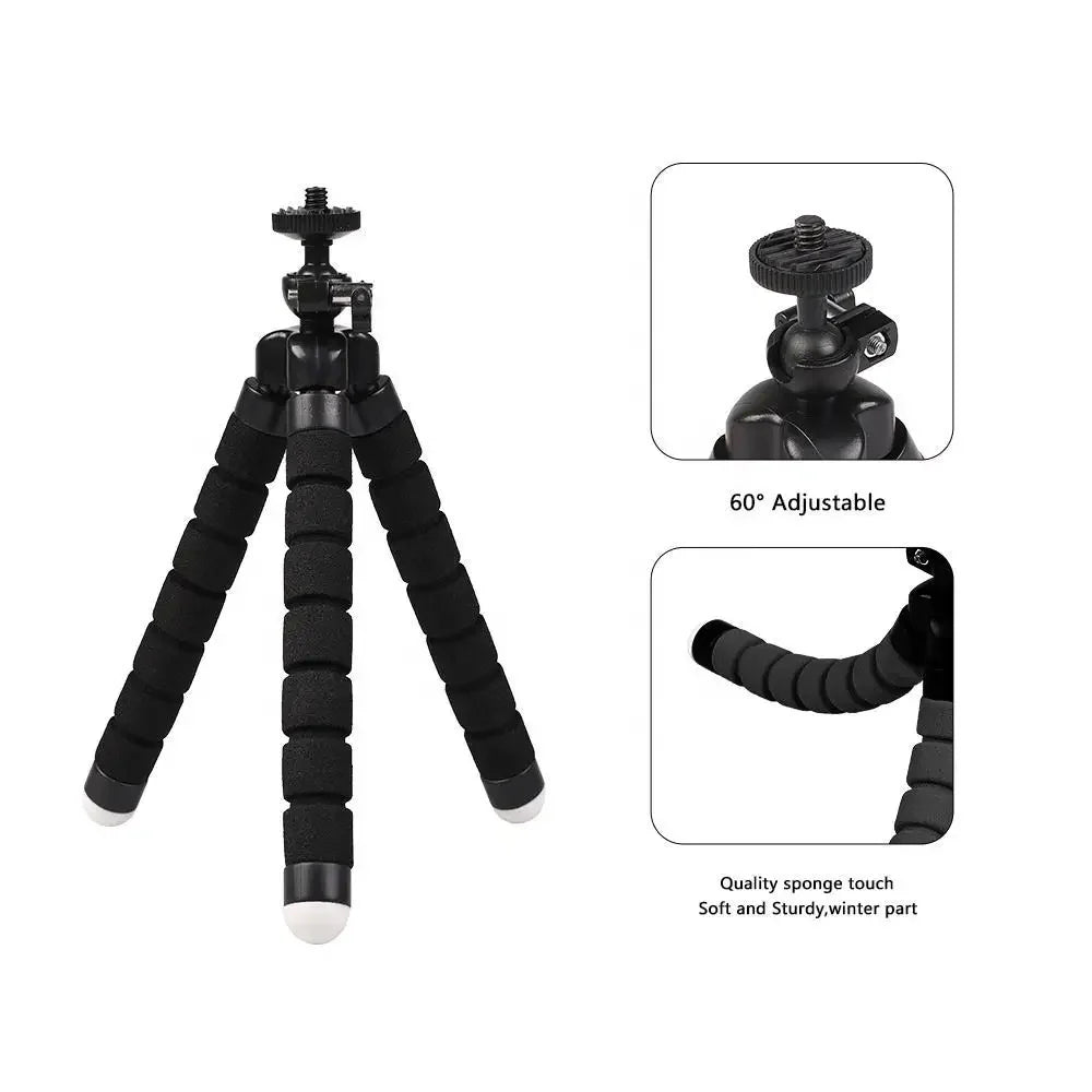 Tripods Tripod For Phone Mobile Camera Holder Clip Smartphone Monopod Tripe Stand Octopus Mini Tripod Stativ For Phone