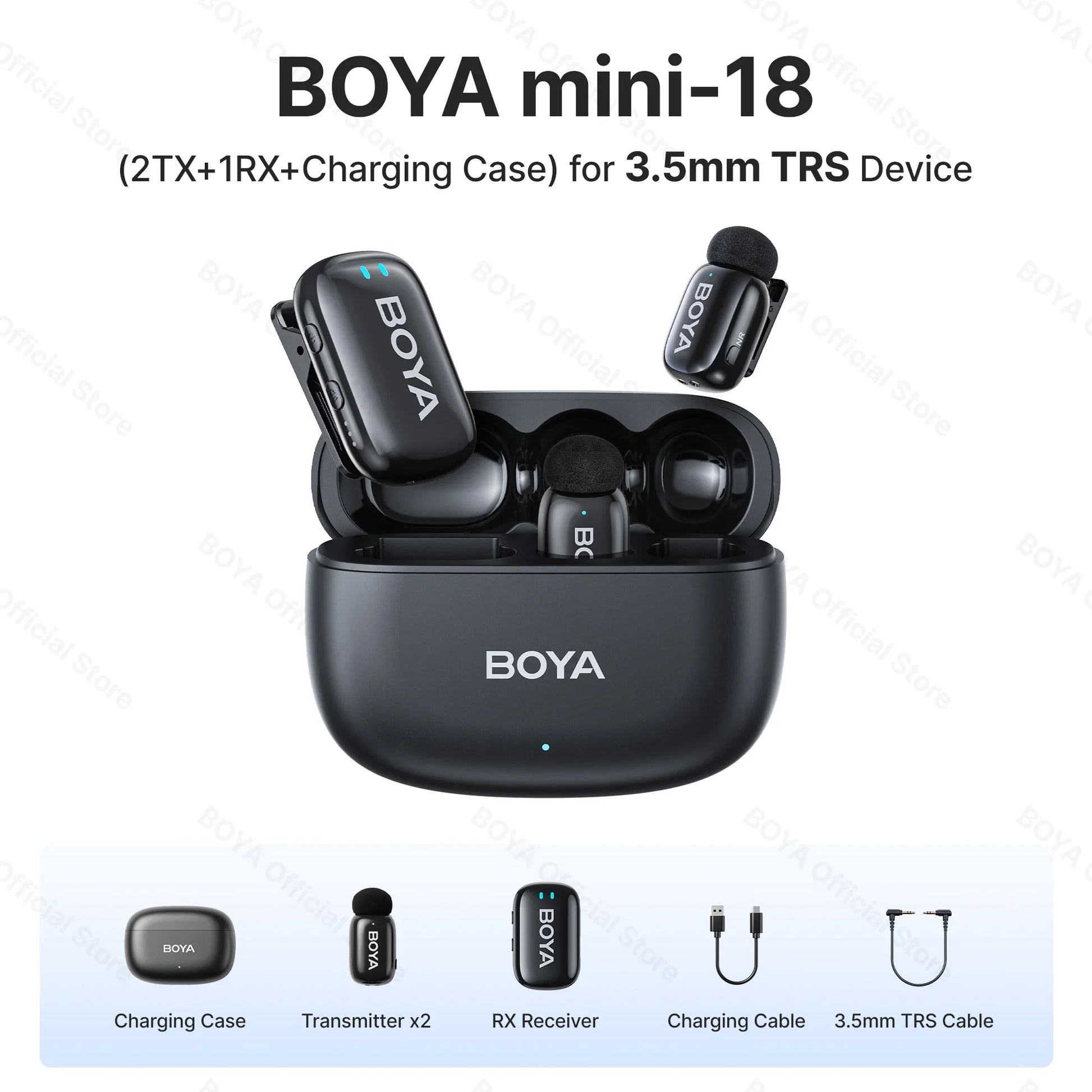 BOYA® Wireless Lavalier Microphone - Smallenterprised