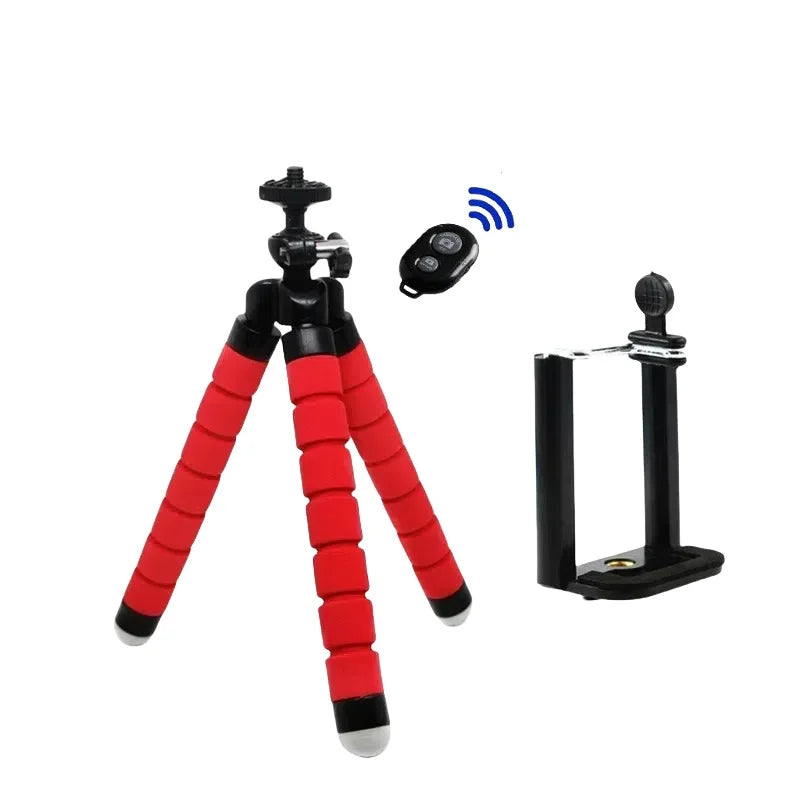 Tripods Tripod For Phone Mobile Camera Holder Clip Smartphone Monopod Tripe Stand Octopus Mini Tripod Stativ For Phone Camera