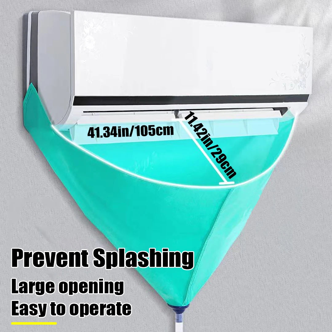 Air Conditioning Cleaning Kit Air Coditioning Cleaning Cover Leak-proof Cover Full with Water Pipe Disassembly-free Clean Tools