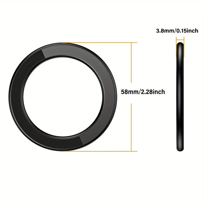 Magnetic Ring Holder for iPhone 16 15 14 13 Universal Wall Mobile Phone Super Magnet Holder in Car Cell Phone Stand for Magsafe