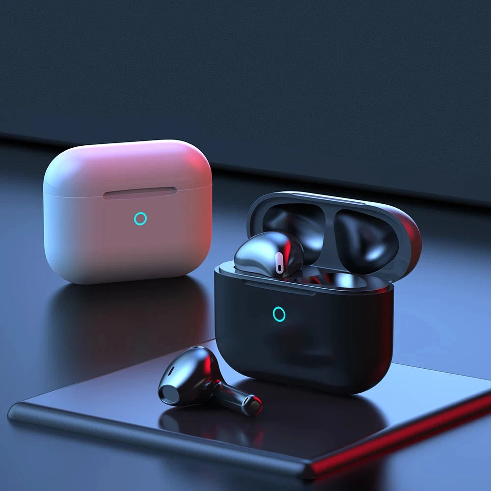 Bluetooth 5.3 True Wireless Earbuds with Charging Box Waterproof Earphone Volume Control Mini TWS Headphone Handsfree for Sports