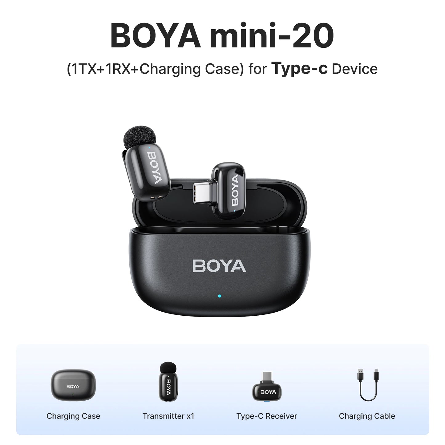 BOYA® Wireless Lavalier Microphone - Smallenterprised