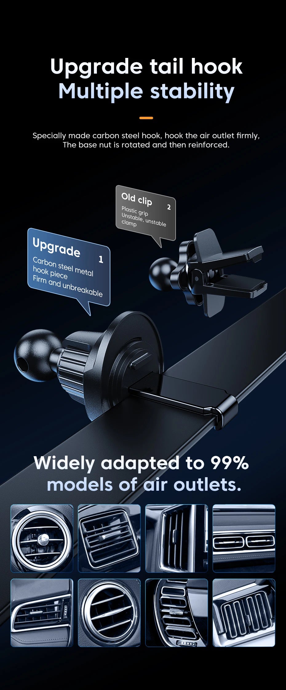 Auto Clamping Wireless Car Charger 15W Fast Charging Car Charger Phone Mount Phone Holder for iPhone 16 15 14 13 12 11 Pro Max