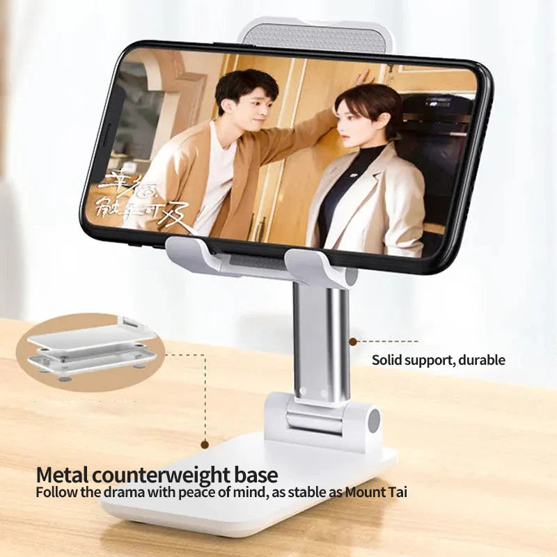 Desk Mobile Phone Holder Stand For IPhone IPad Xiaomi Adjustable Desktop Tablet Holder Universal Table Cell Phone Stand
