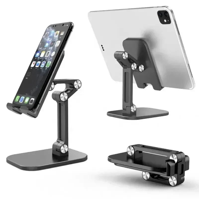 Desk Mobile Phone Holder Stand For IPhone IPad Xiaomi Adjustable Foldable Desktop Tablet Holder Universal Table Cell Phone Stand