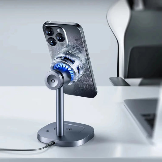 Fast Cooling Wireless Charger, 3-in-1 High-speed QI2 15W Wireless Magnetic Charger, Suitable for IPhone, IWatch and Airpods