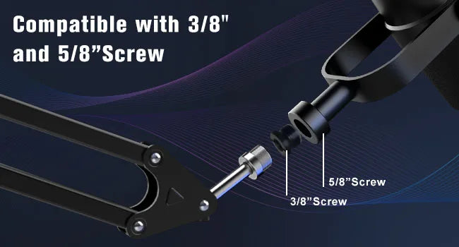 Dynamic Microphone for Podcasts Games Live Broadcast USB/XLR Touch Screen Control Sound Insulation Built-in Headset Output