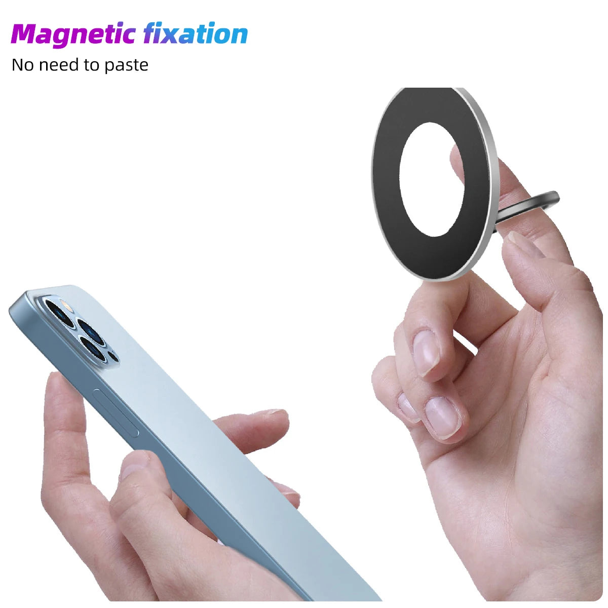 Magnetic Phone Holder Stand Magnet Finger Ring Socket for Magsafe Wireless Charging for IPhone14 13 12 Pro/Max Cellphone Bracket