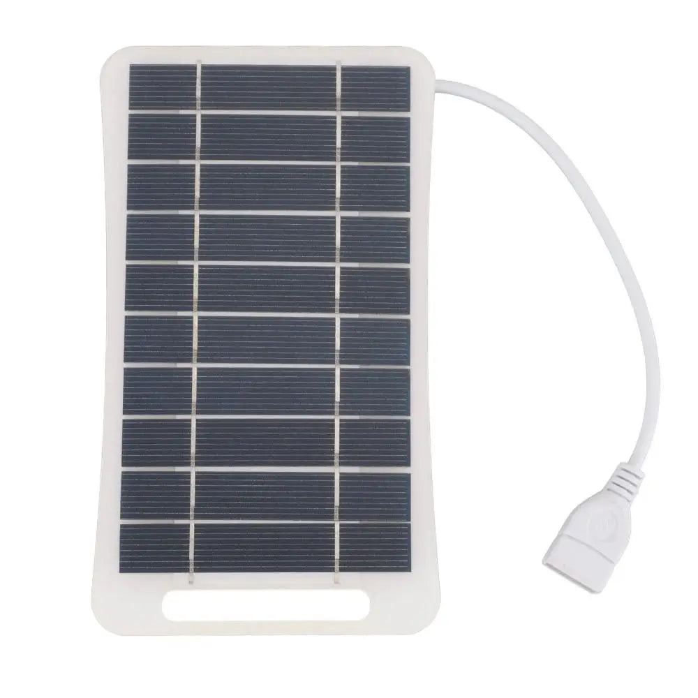 5V 2W USB Solar Charger Panel with USB Output Versatile Power Source Portable Solar System Multipurpose Durable