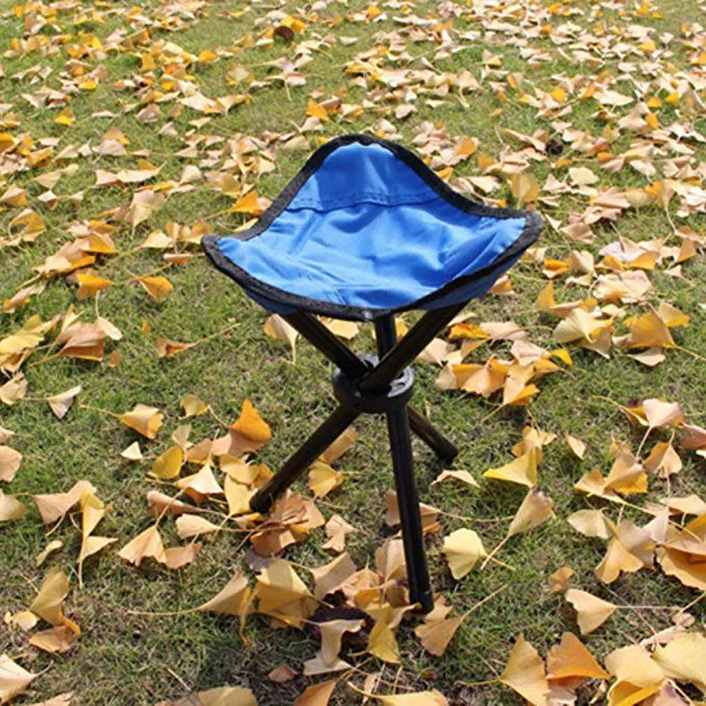 Must-Have Portable Steel Foldable Tripod Stool – Multipurpose For Picnic, Camping, Hiking & Fishing